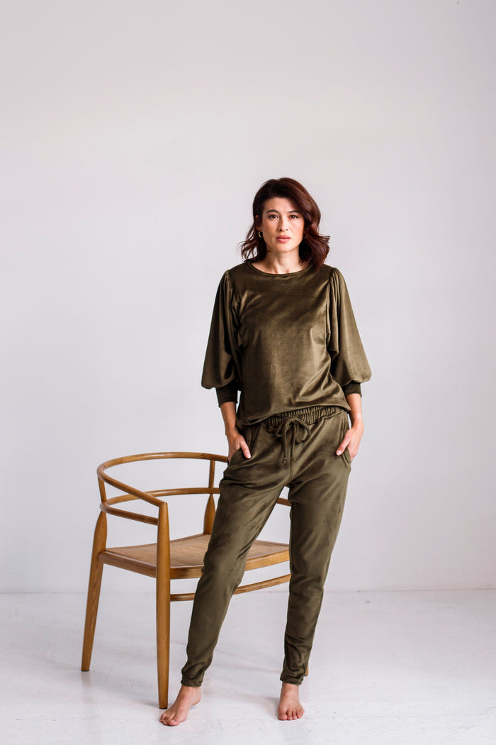 Nikki Velour Joggers