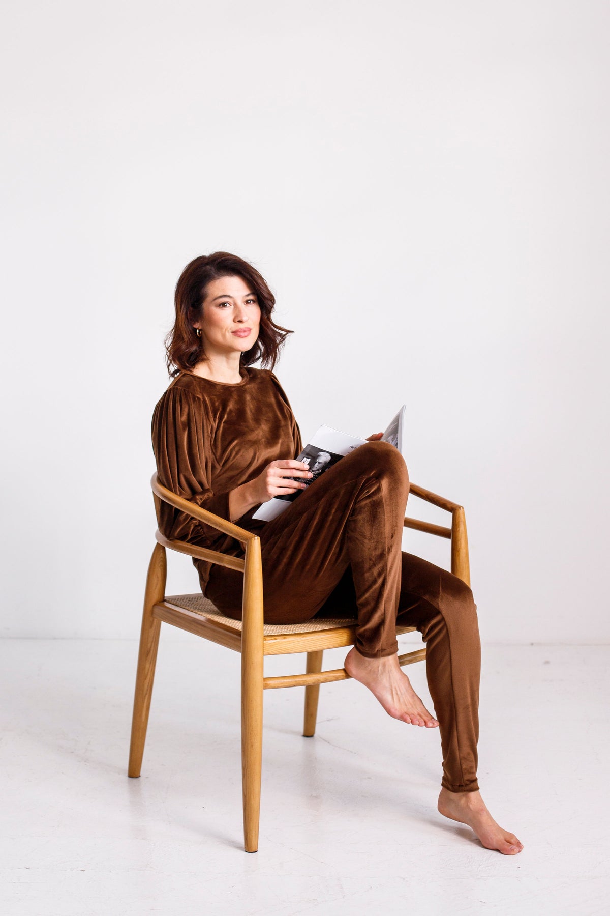 Patti Velour Loungewear Top