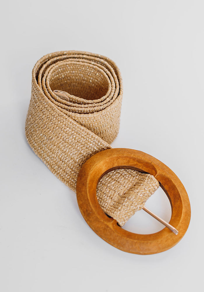 Shimmer Buckle Belt