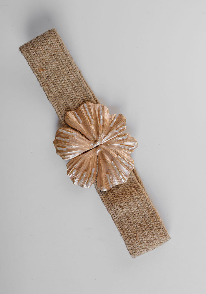 Flower Belt | Taupe