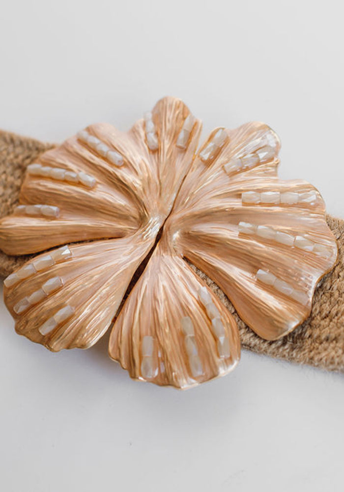 Flower Belt | Taupe