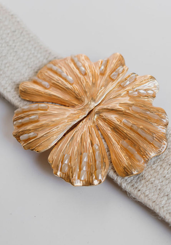 Flower Belt | Beige