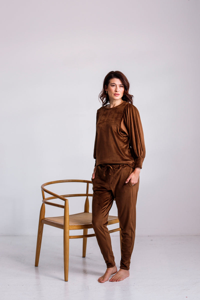 Nikki Velour Joggers