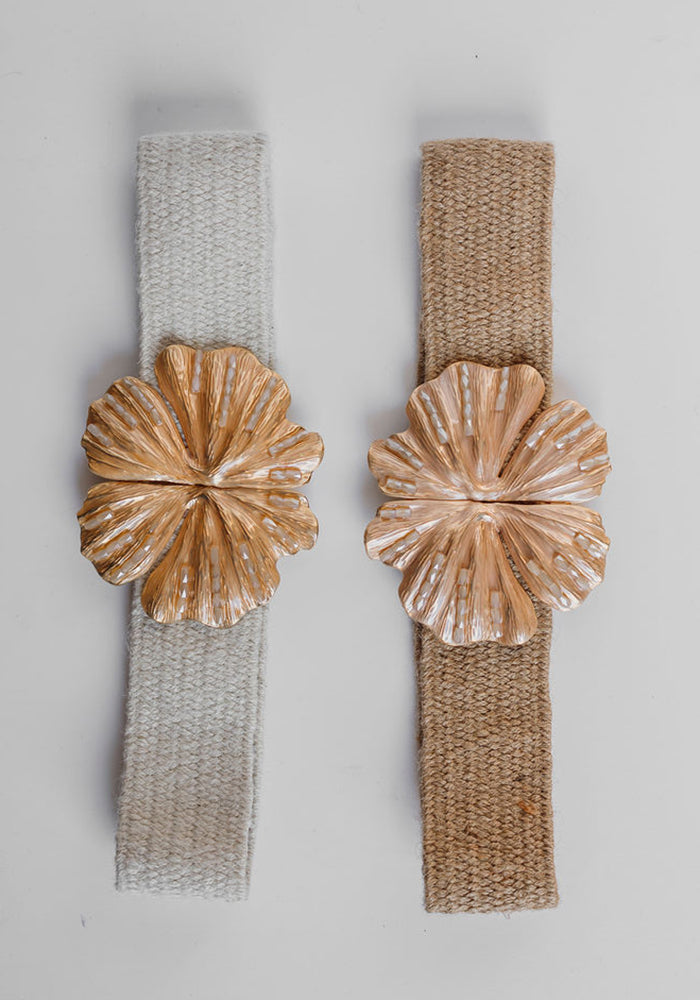 Flower Belt | Taupe