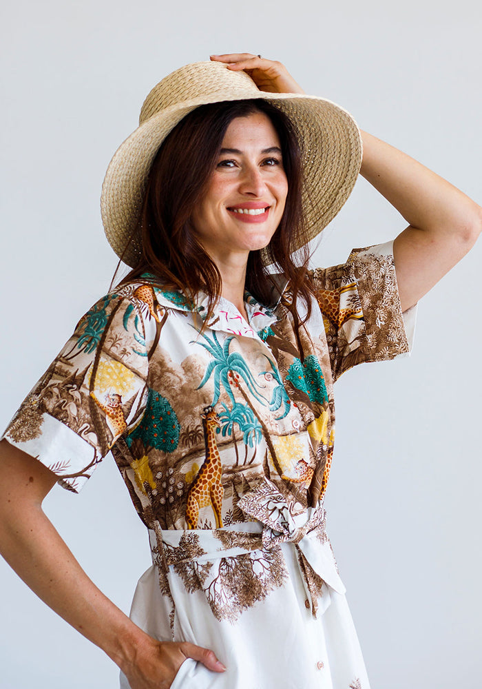 African Aﬀair Dress | Earth