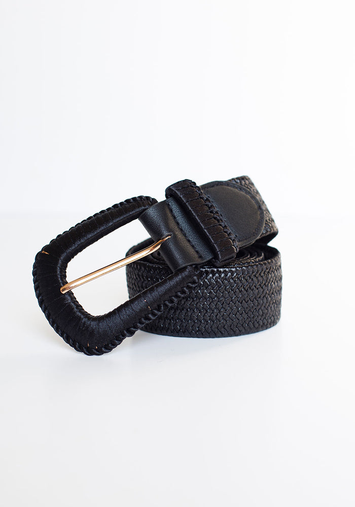 Padded Buckle Belt | Black
