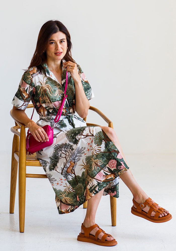 African Aﬀair Dress | Olive