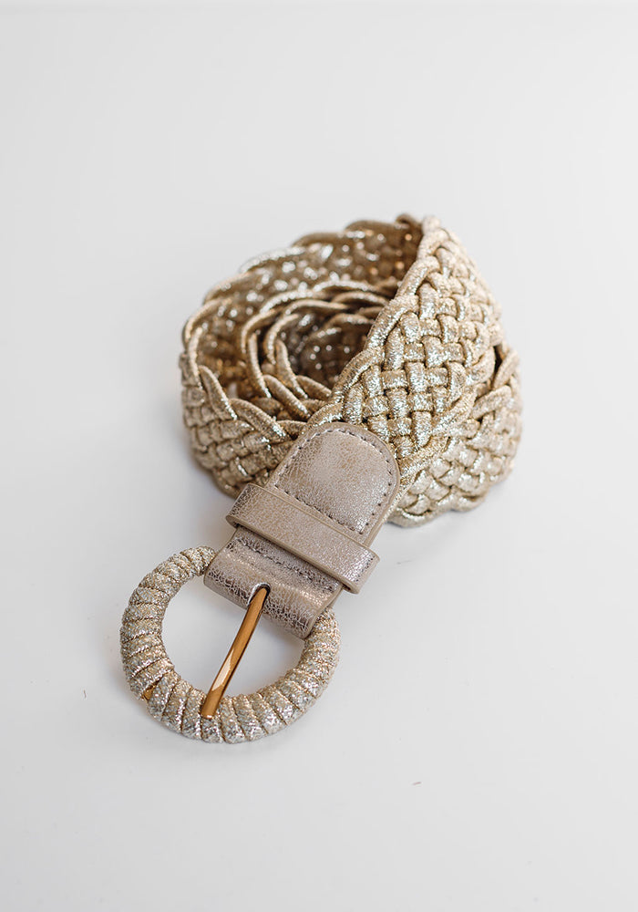Braided Belt | Gold