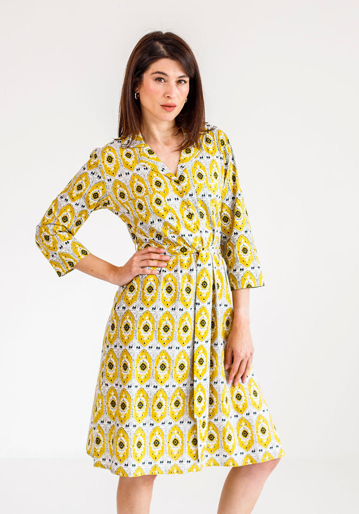 Eva Shirt Dress | Mustard