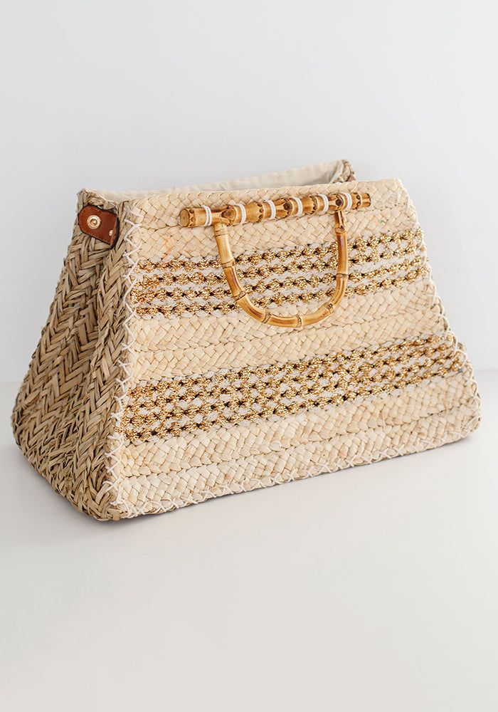 Ibiza Basket Bag | Gold