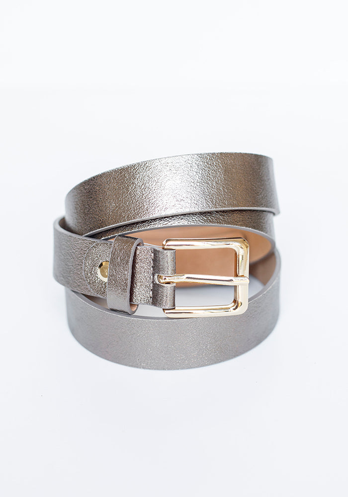 Leather Belt | Bronze