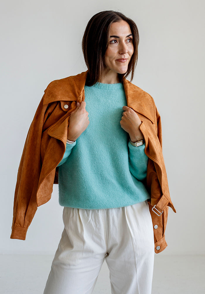 Baby Alpaca Blend Knit | Mint