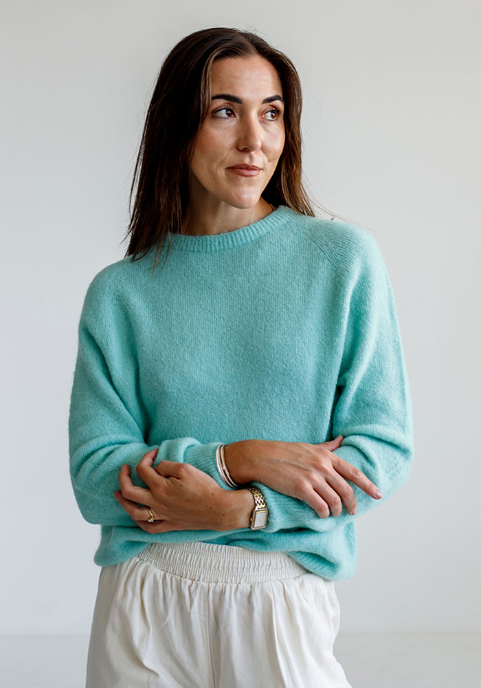 Baby Alpaca Blend Knit | Mint