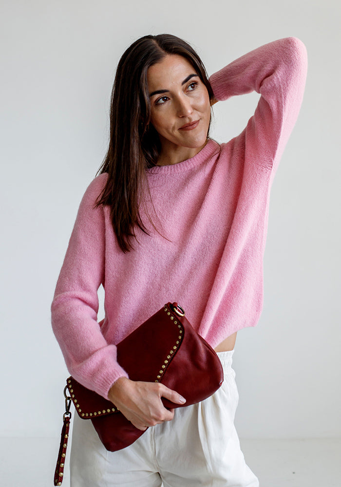 Baby Alpaca Blend Knit | Baby Pink