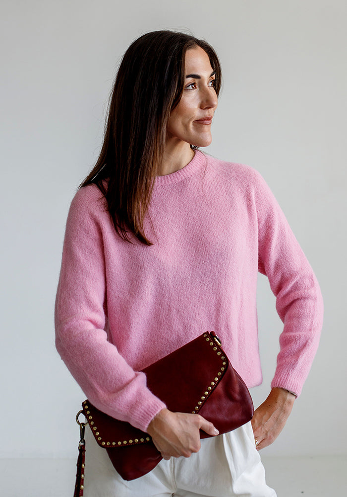 Baby Alpaca Blend Knit | Baby Pink