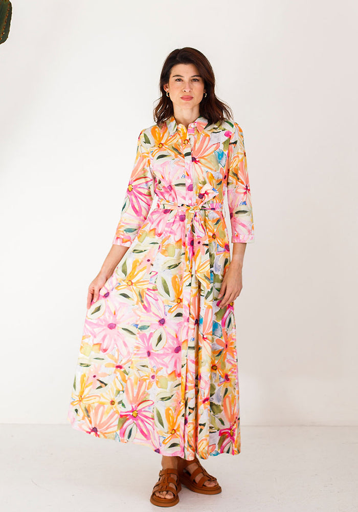 Penelope Tea Dress | Floral Delight