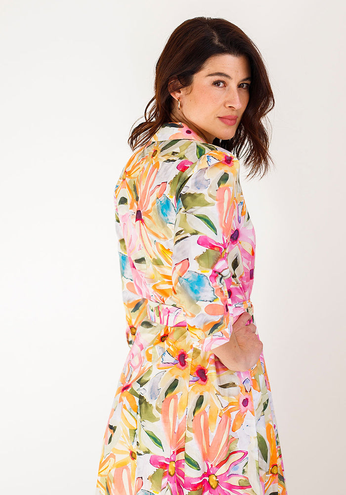 Penelope Tea Dress | Floral Delight