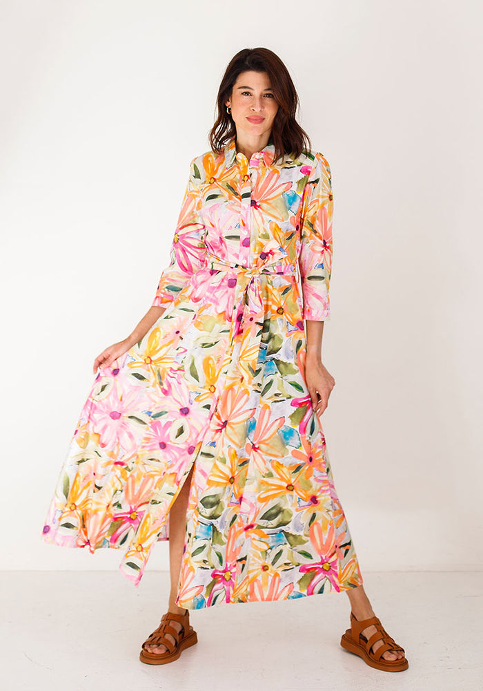 Penelope Tea Dress | Floral Delight