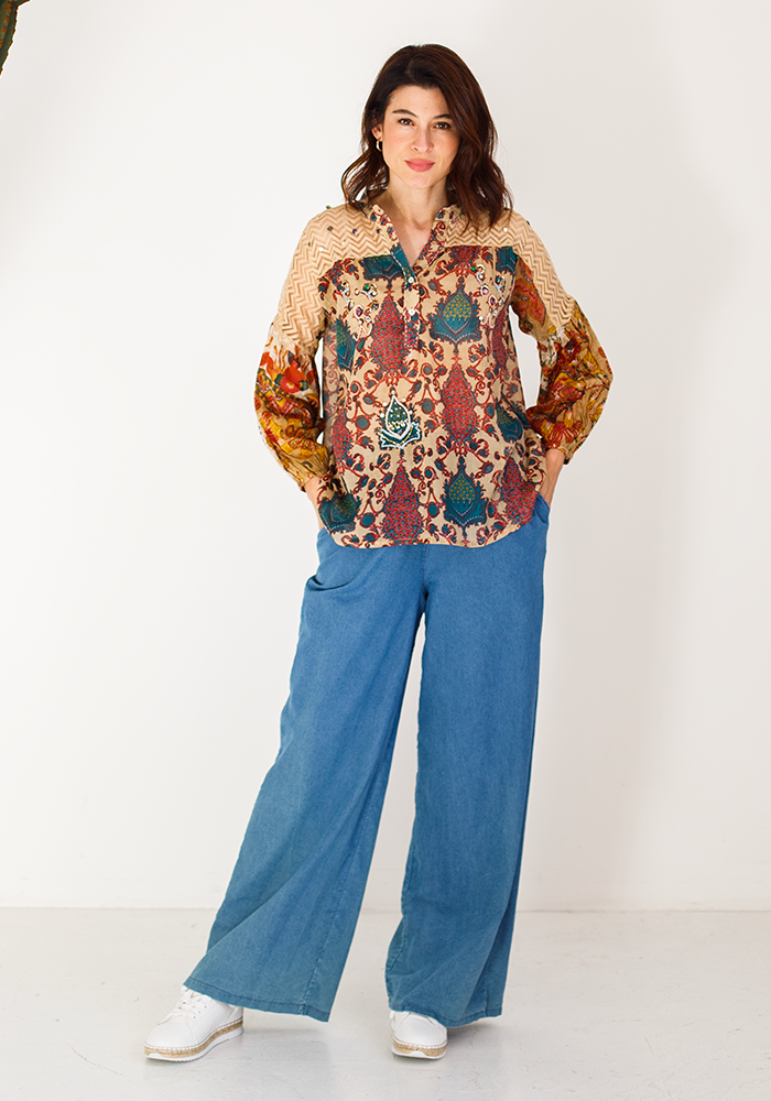 Gypsy Lace Blouse | Paisley Autumn