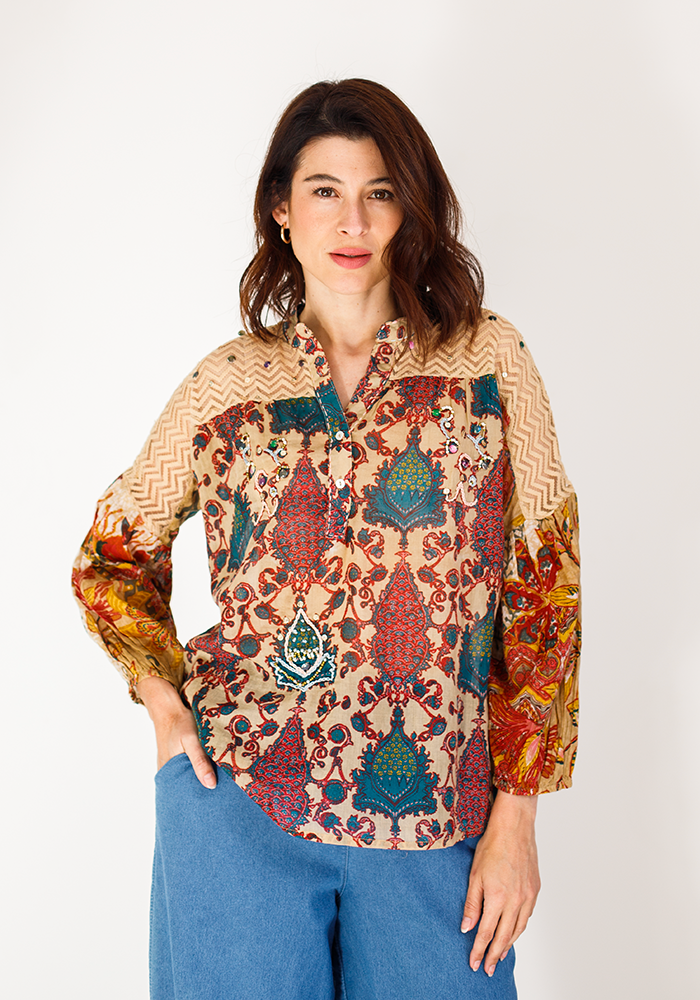 Gypsy Lace Blouse | Paisley Autumn