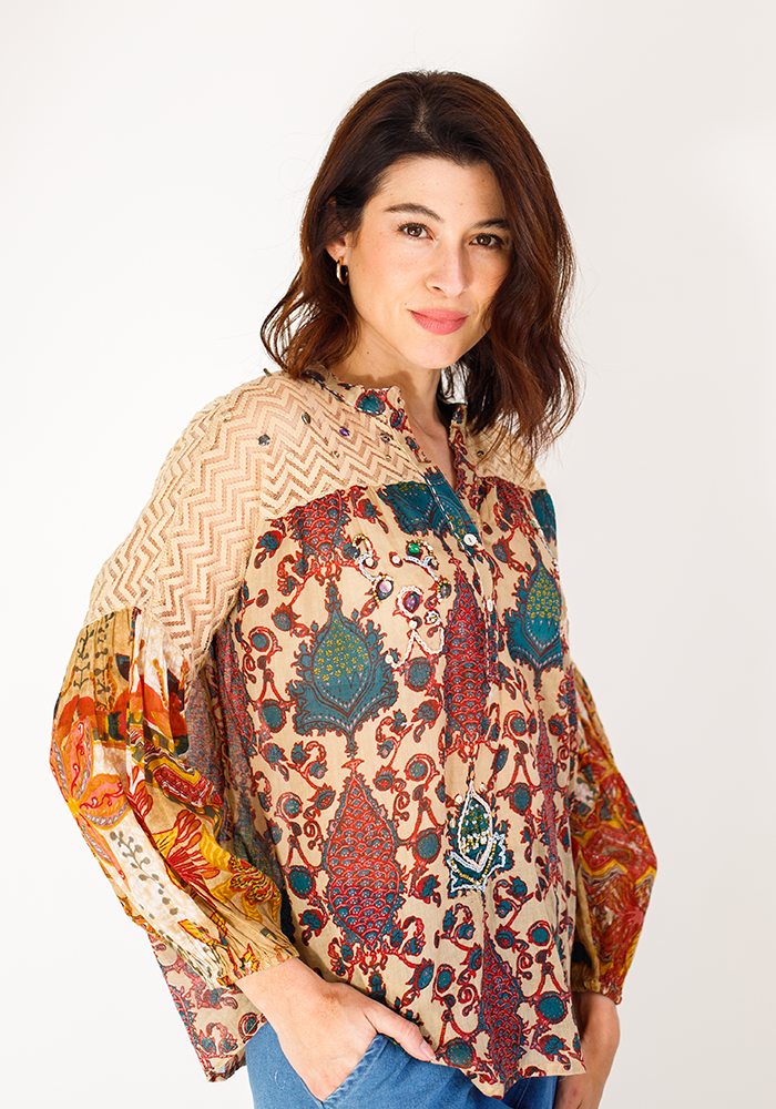 Gypsy Lace Blouse | Paisley Autumn