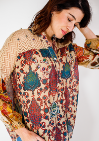 Gypsy Lace Blouse | Paisley Autumn