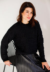 Pearl Knit | Black