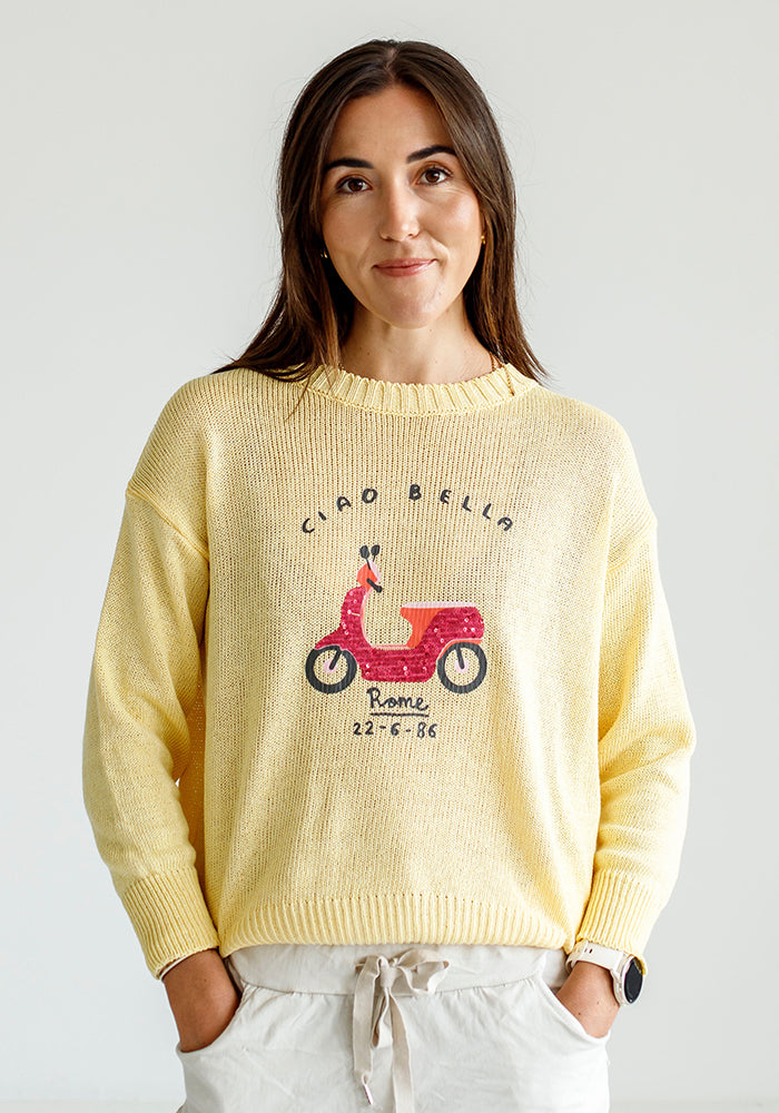 Ciao Bella Knit | Yellow