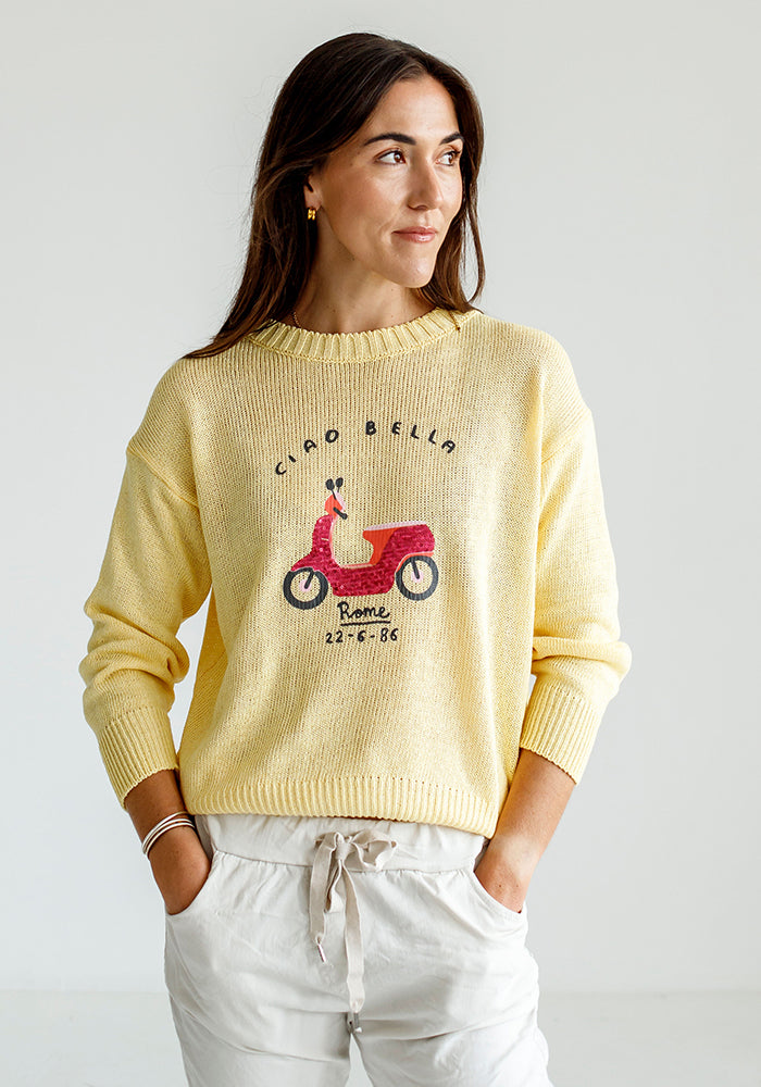 Ciao Bella Knit | Yellow