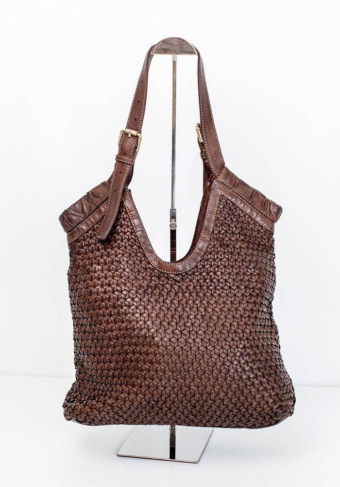 Tash Leather Bag | Choc