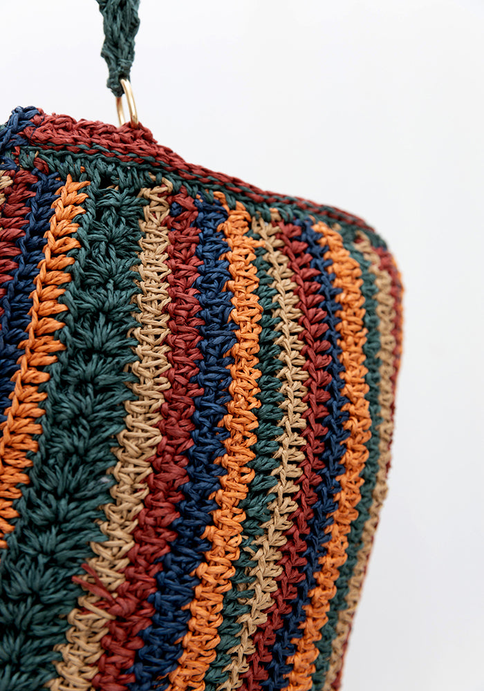 Vintage Patchwork Clutch | Earth Tones