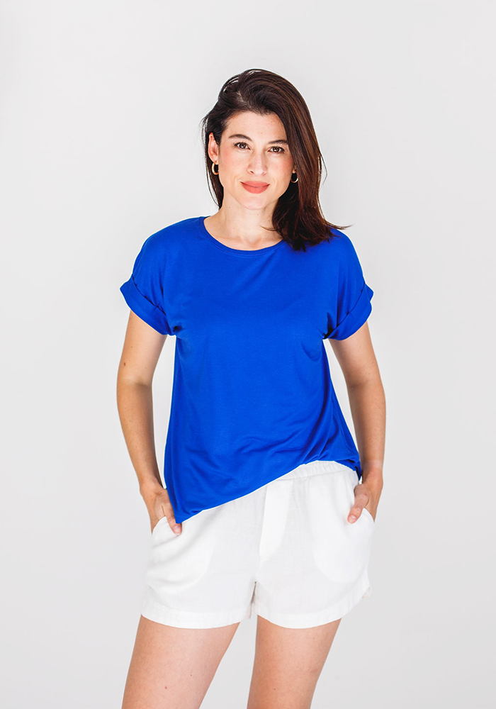 Cass Tee | Royal Blue