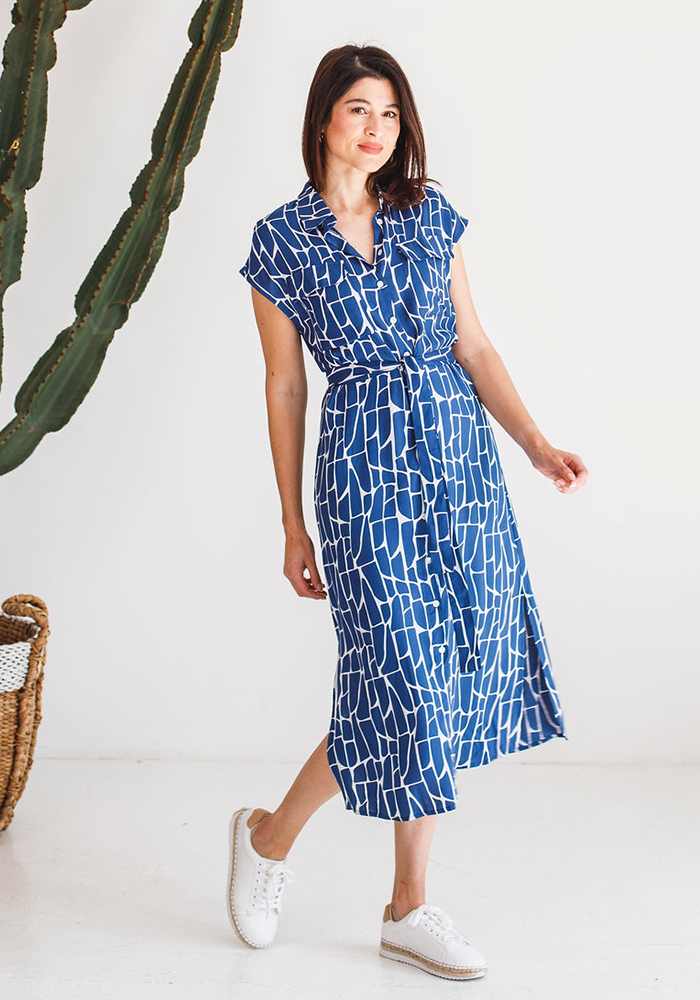 Tash Dress | Blue