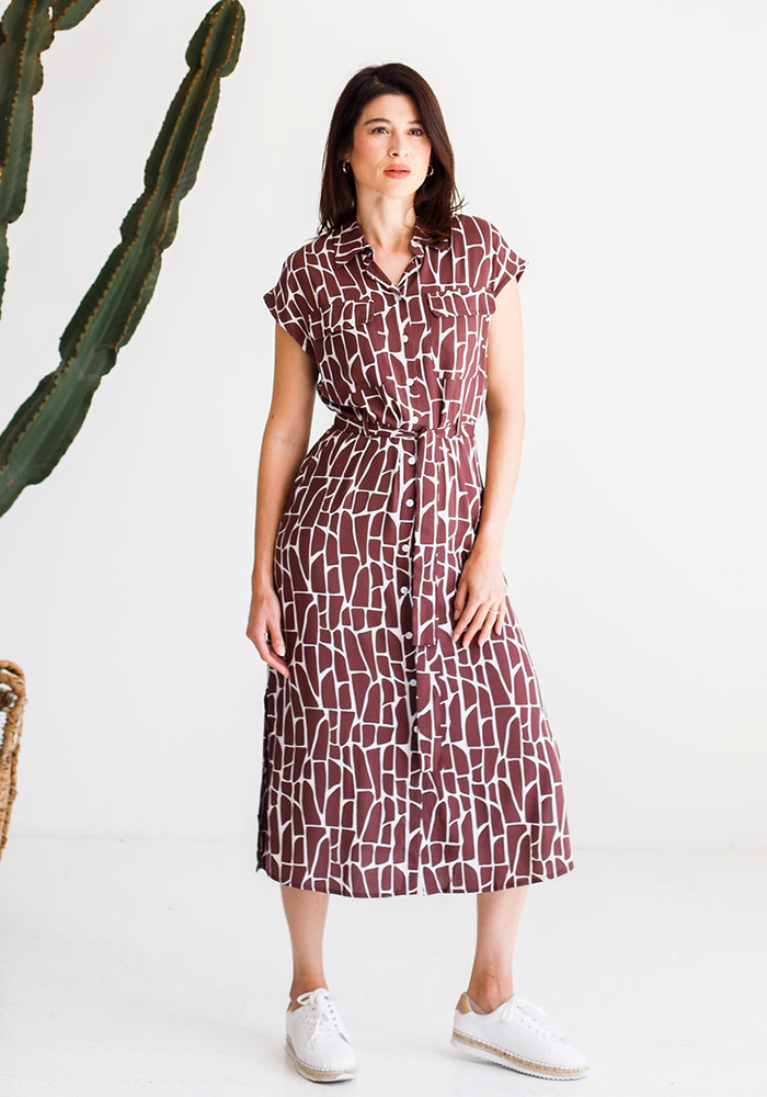 Tash Dress | Brown