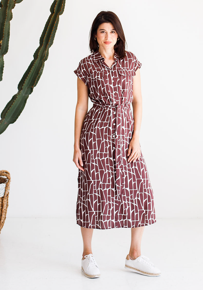 Tash Dress | Brown