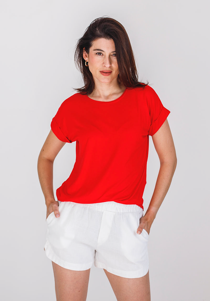 Cass Tee | Red